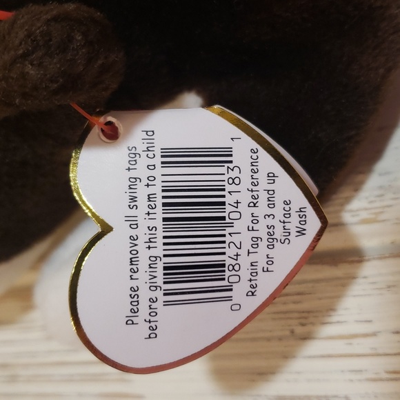 Ty Beanie Baby Bruno the Bull Terrier Vintage 1997 - Picture 6 of 6